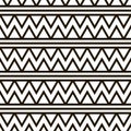 Seamless geometric pattern. Black and white texture.